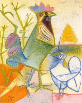  Gallo Arte - Liberación del gallo 1944 cubismo Pablo Picasso